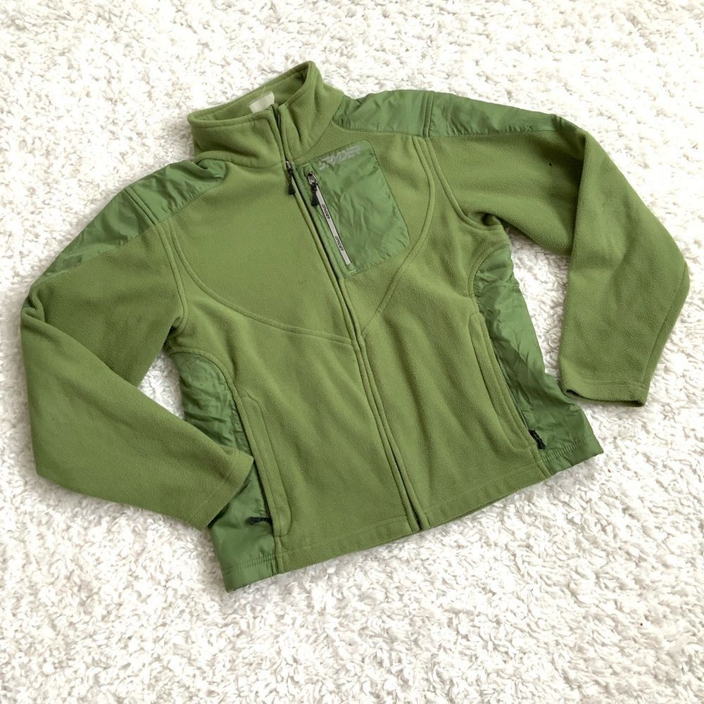 Spyder Full ZIP Fleece Jacket Base Layer Coat